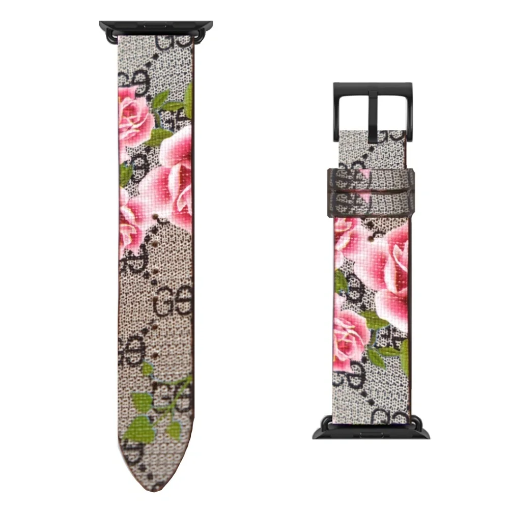 Apple Watch Ultra 2 Pink Floral Designer Band